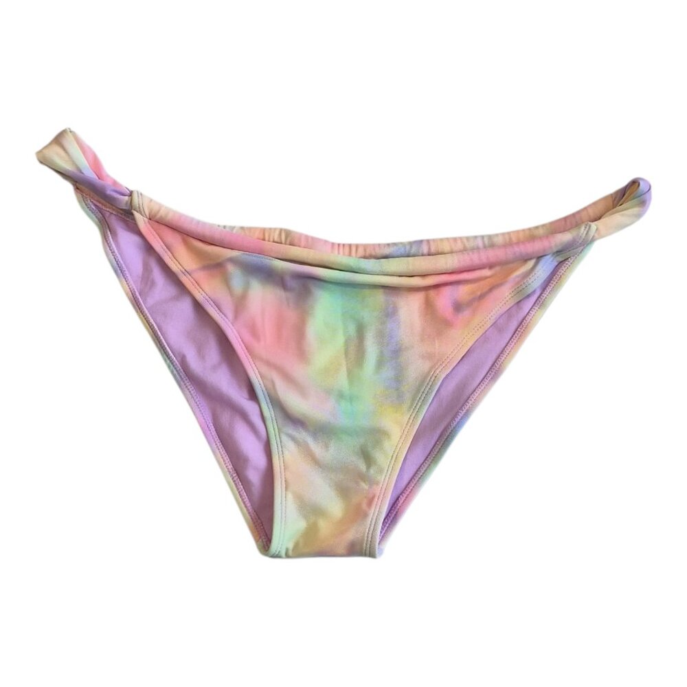 Wild Fable Sorbet Tie Dye Bikini Low Rise, High Leg Bottom Size XL (16)